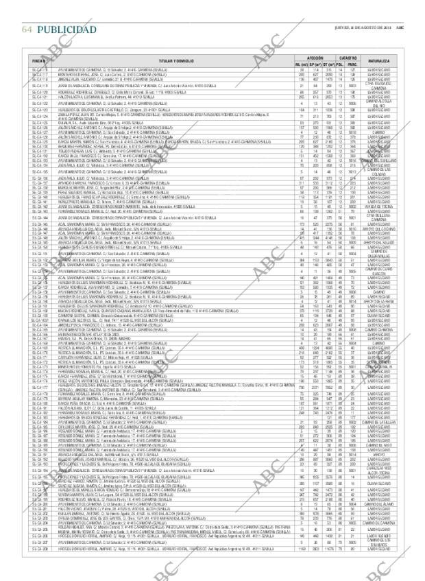 ABC SEVILLA 11-08-2011 página 64