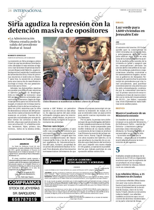 ABC MADRID 12-08-2011 página 28