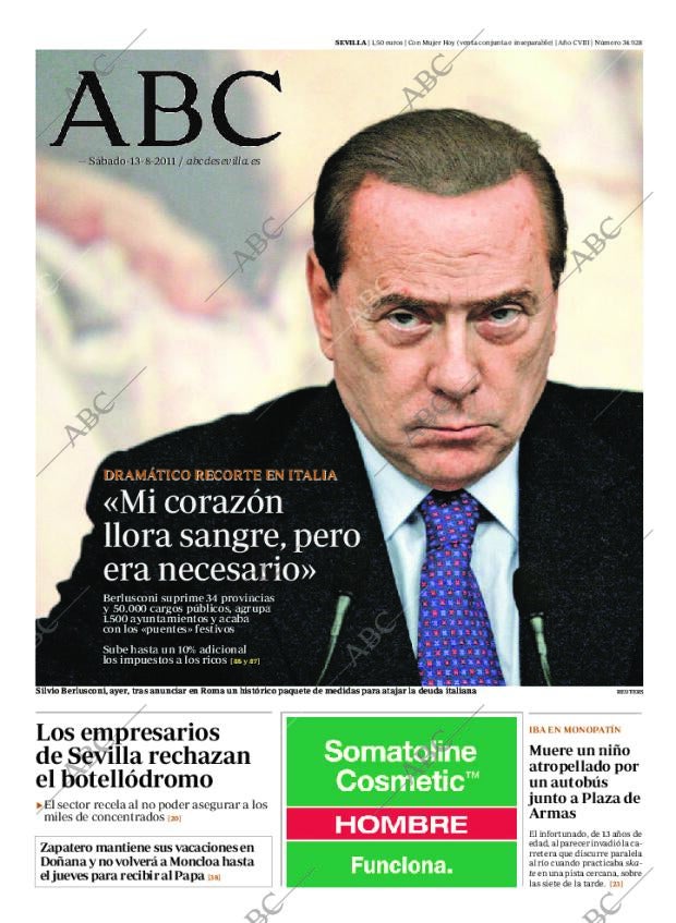 ABC SEVILLA 13-08-2011 página 1