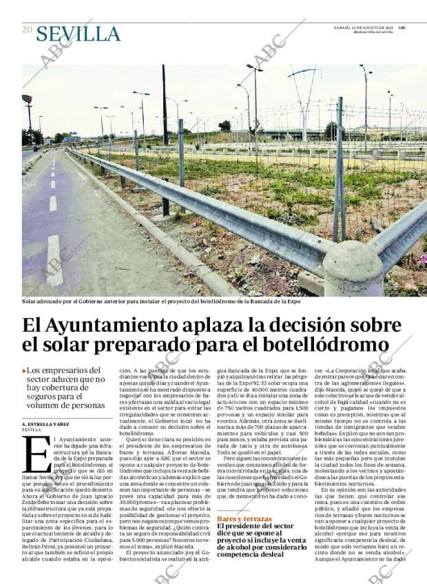 ABC SEVILLA 13-08-2011 página 20