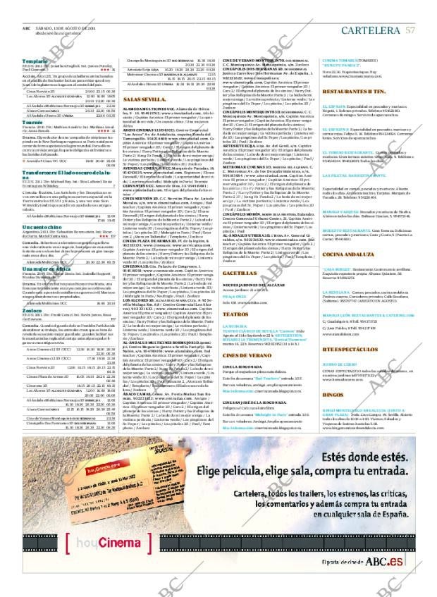 ABC SEVILLA 13-08-2011 página 57