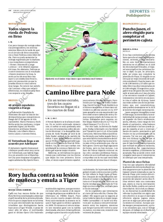 ABC SEVILLA 13-08-2011 página 69