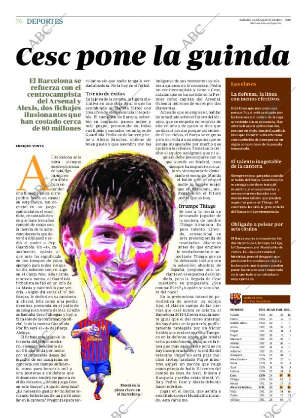 ABC SEVILLA 13-08-2011 página 76