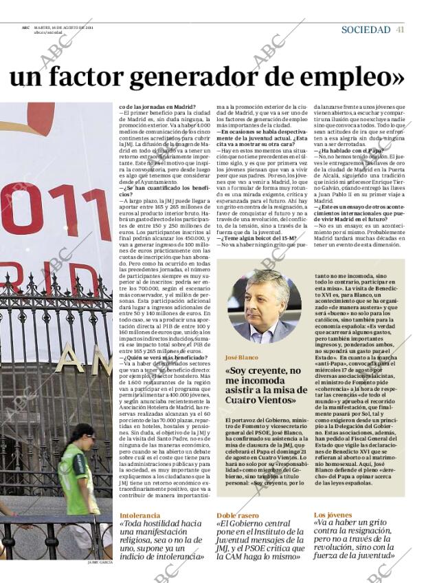 ABC MADRID 16-08-2011 página 41