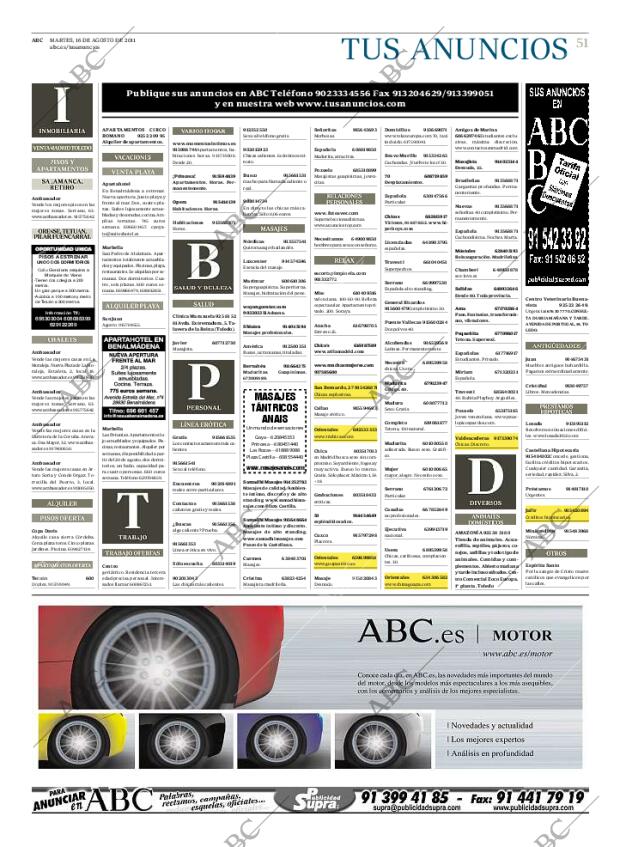 ABC MADRID 16-08-2011 página 51