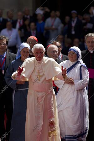 Benedicto Xvi en el escorial Jmj 2011 Foto, Isabel Permuy Archdc