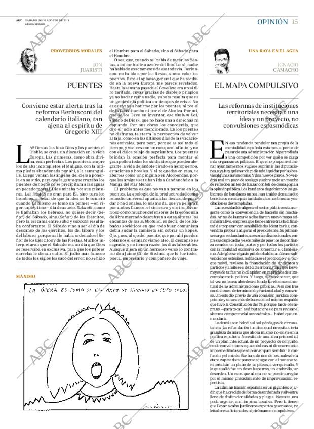 ABC MADRID 20-08-2011 página 15