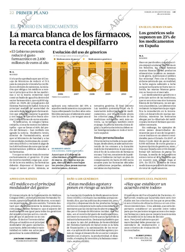 ABC MADRID 20-08-2011 página 22