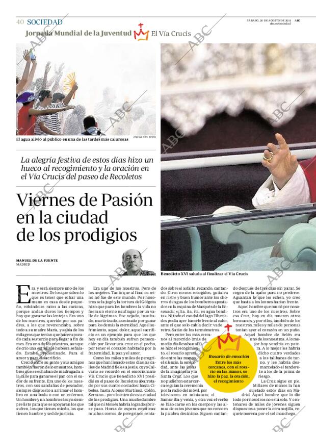 ABC MADRID 20-08-2011 página 40