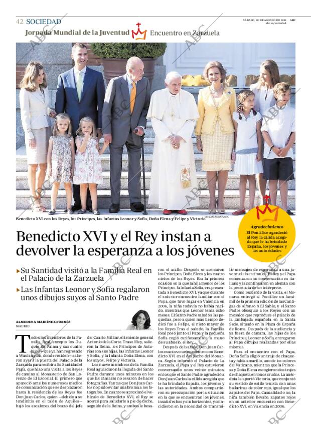 ABC MADRID 20-08-2011 página 42