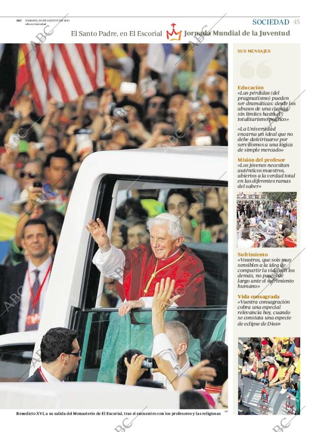 ABC MADRID 20-08-2011 página 45