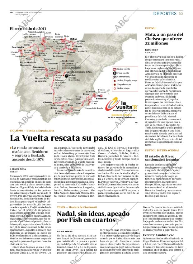 ABC MADRID 20-08-2011 página 65