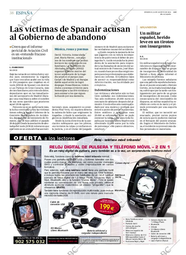 ABC MADRID 21-08-2011 página 38