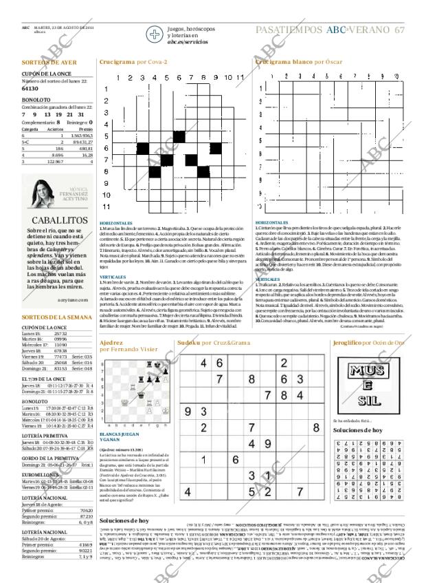 ABC MADRID 23-08-2011 página 67