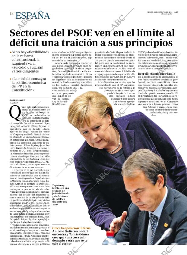 ABC MADRID 25-08-2011 página 18