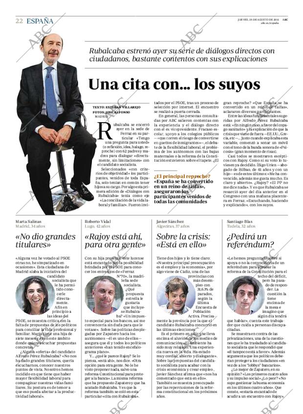 ABC MADRID 25-08-2011 página 22