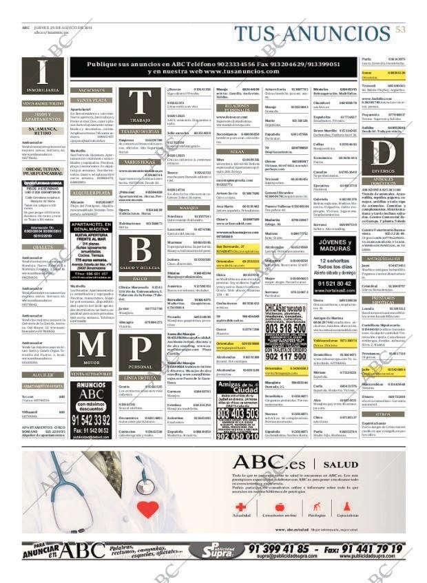 ABC MADRID 25-08-2011 página 53