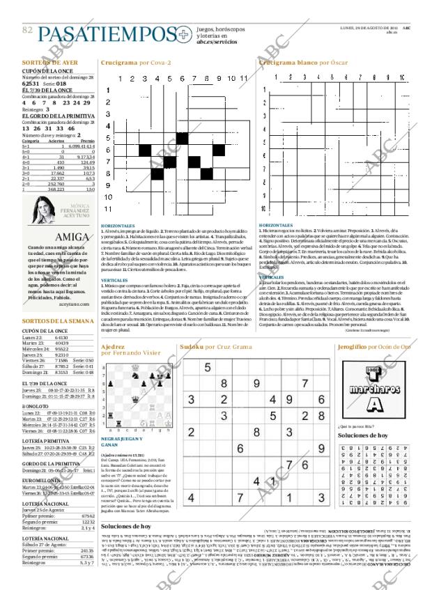 ABC MADRID 29-08-2011 página 82
