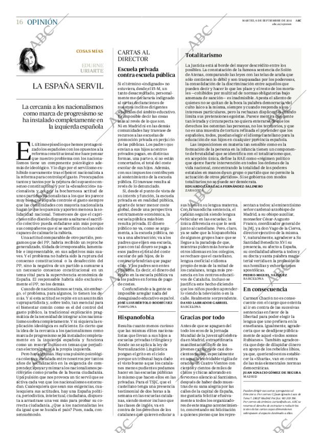 ABC MADRID 06-09-2011 página 16