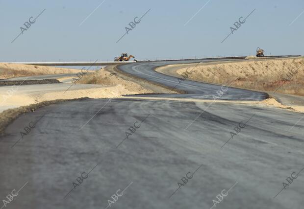 Tramo de obras de Dos Hermanas a la altura de Torrquinto