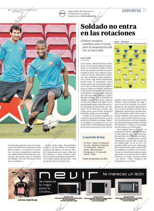 ABC MADRID 13-09-2011 página 67