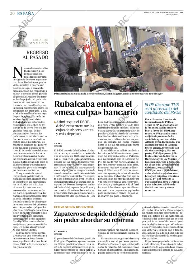 ABC MADRID 14-09-2011 página 20