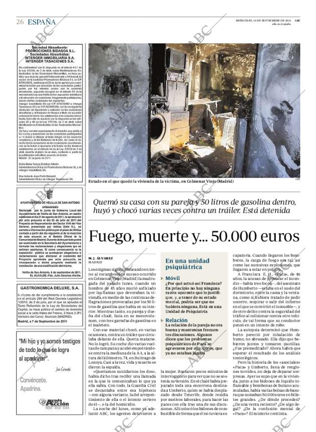 ABC MADRID 14-09-2011 página 26