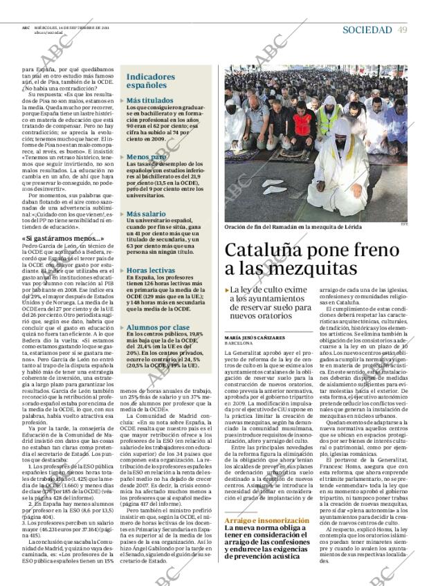 ABC MADRID 14-09-2011 página 49