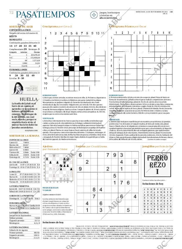 ABC MADRID 14-09-2011 página 72