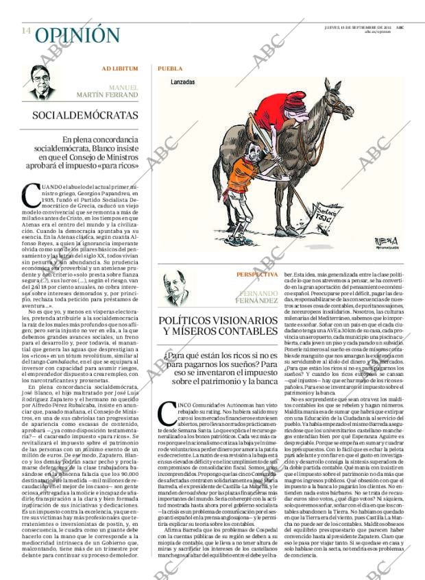 ABC MADRID 15-09-2011 página 14