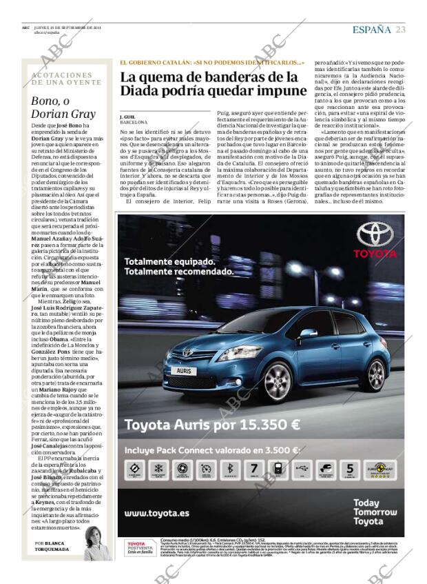 ABC MADRID 15-09-2011 página 23