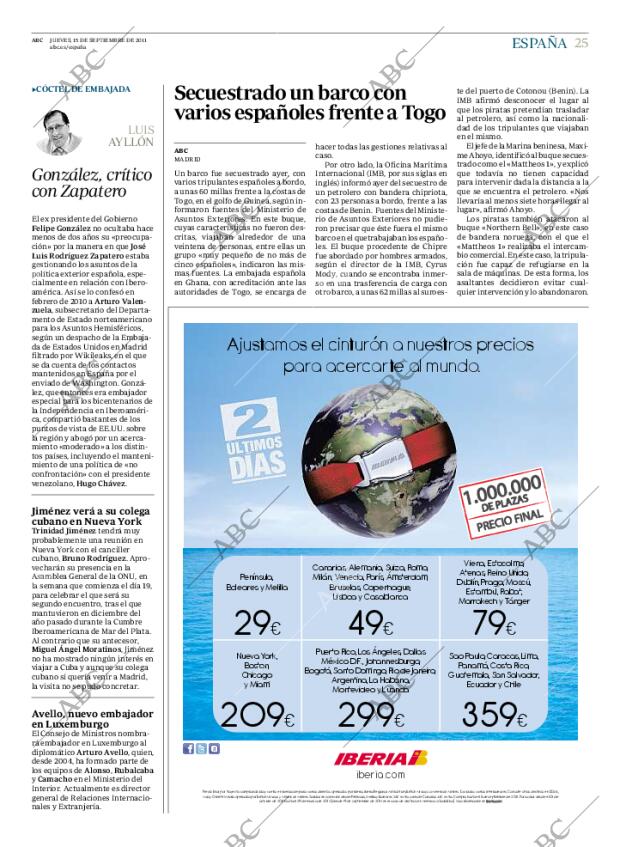 ABC MADRID 15-09-2011 página 25