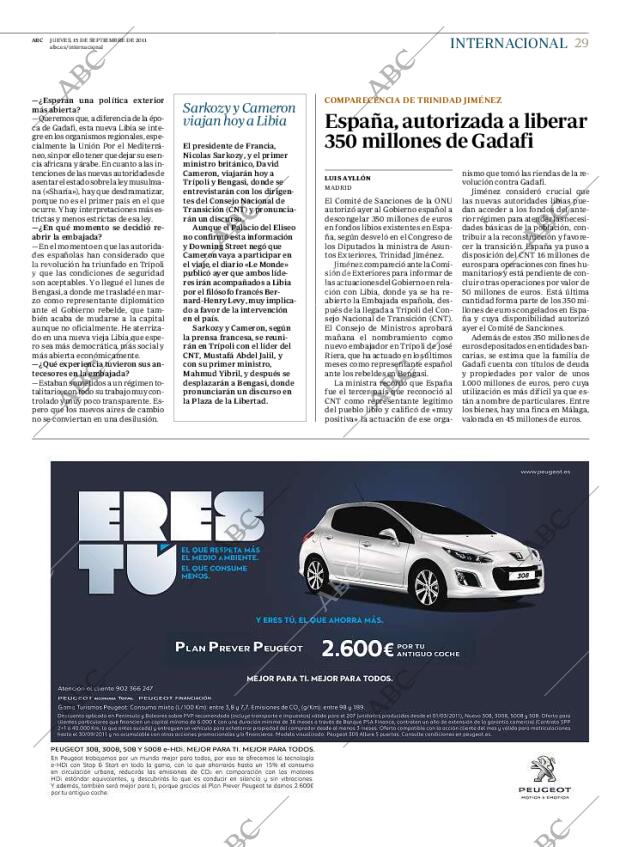 ABC MADRID 15-09-2011 página 29