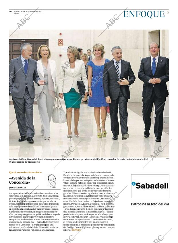 ABC MADRID 15-09-2011 página 5