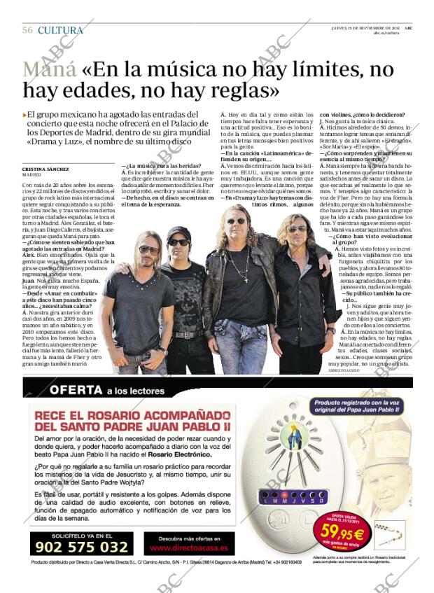 ABC MADRID 15-09-2011 página 56