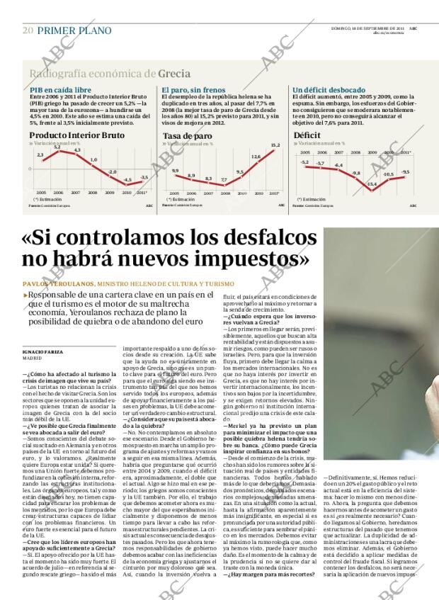 ABC MADRID 18-09-2011 página 20