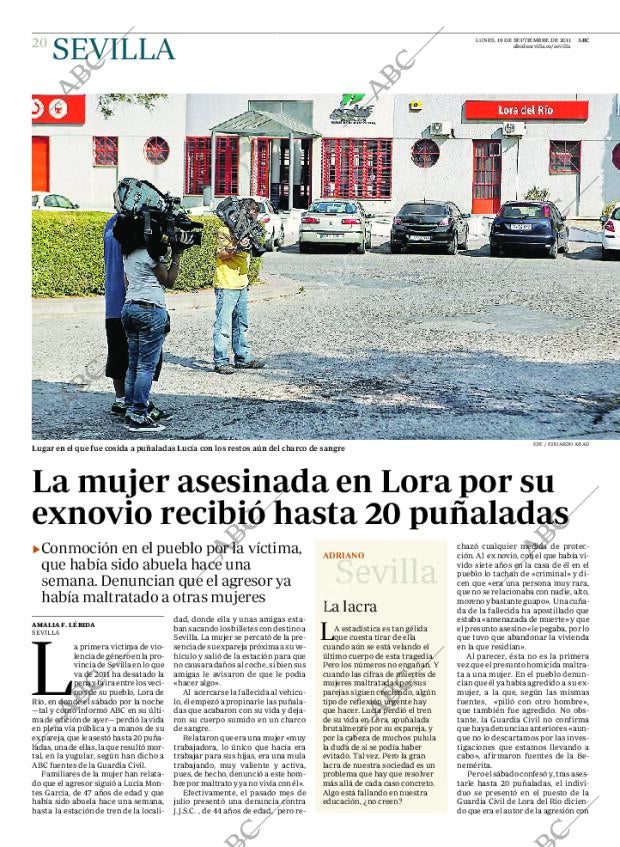 ABC SEVILLA 19-09-2011 página 20