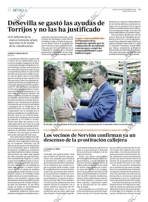 ABC SEVILLA 20-09-2011 página 22