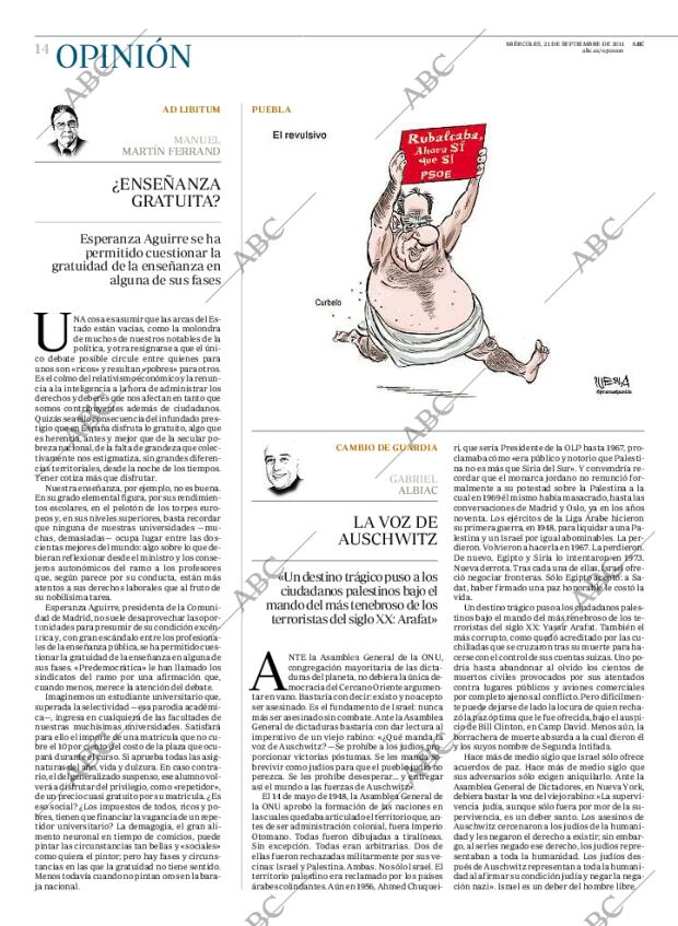 ABC MADRID 21-09-2011 página 14