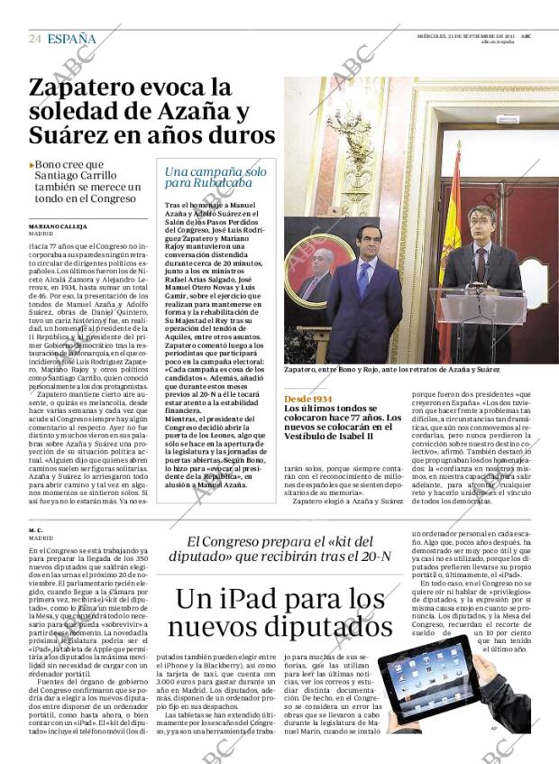 ABC MADRID 21-09-2011 página 24