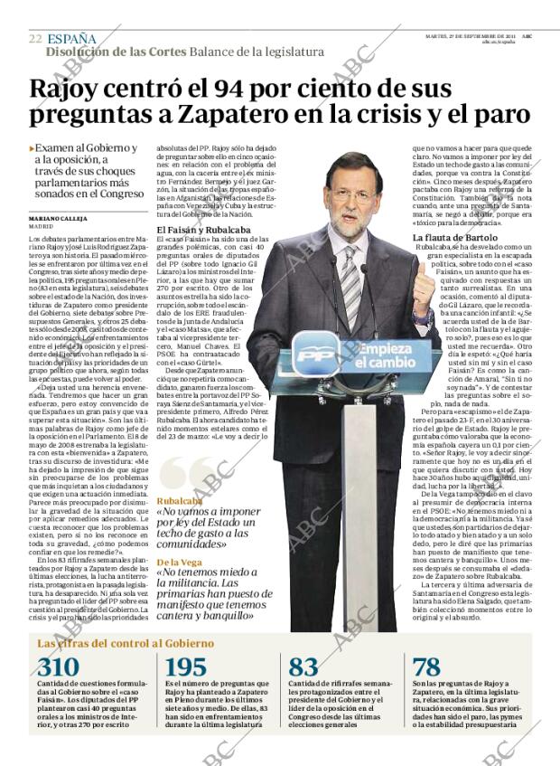 ABC MADRID 27-09-2011 página 22