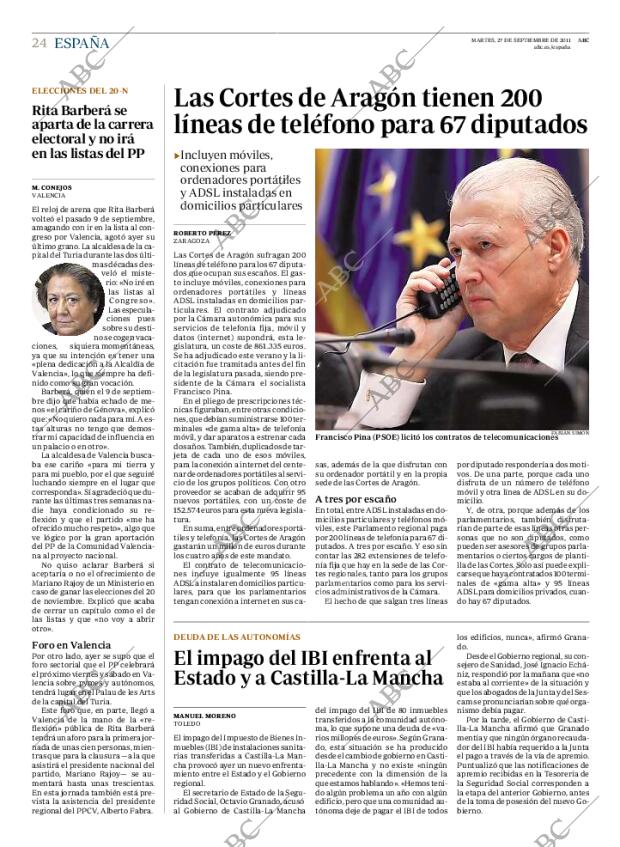 ABC MADRID 27-09-2011 página 24