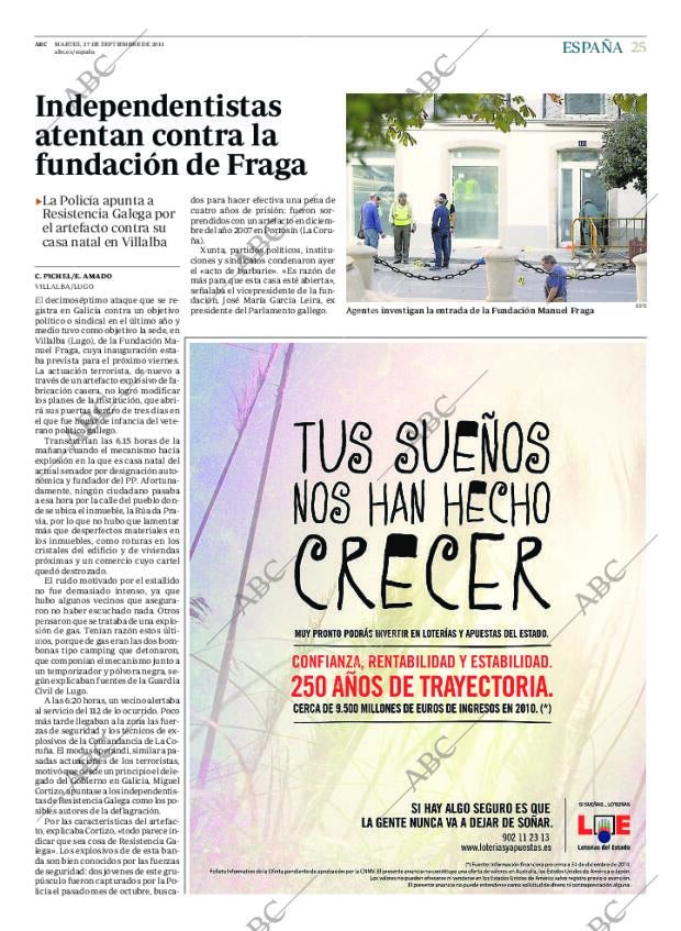 ABC MADRID 27-09-2011 página 25