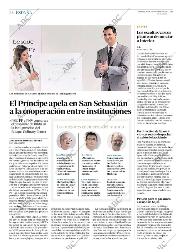 ABC MADRID 27-09-2011 página 28