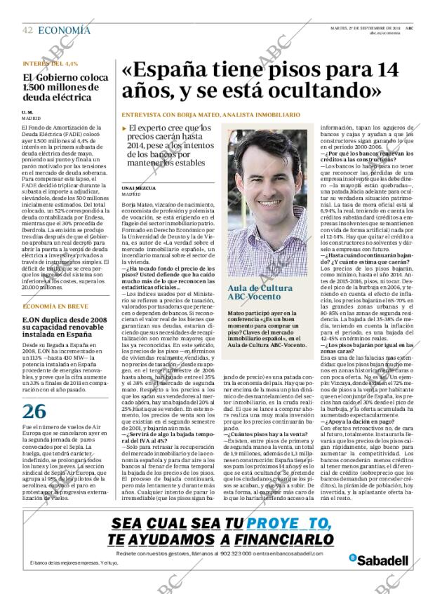 ABC MADRID 27-09-2011 página 42