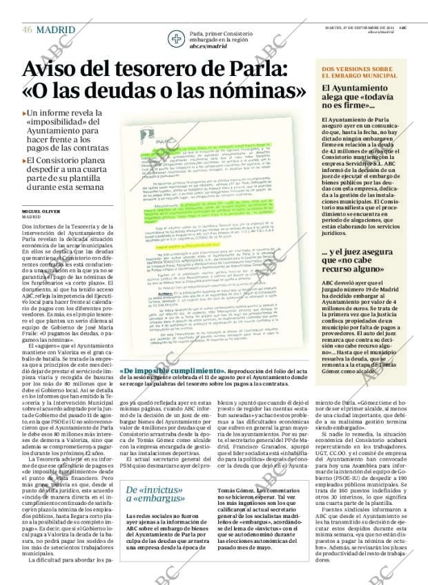 ABC MADRID 27-09-2011 página 46