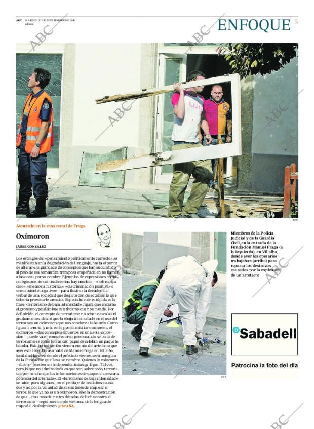 ABC MADRID 27-09-2011 página 5