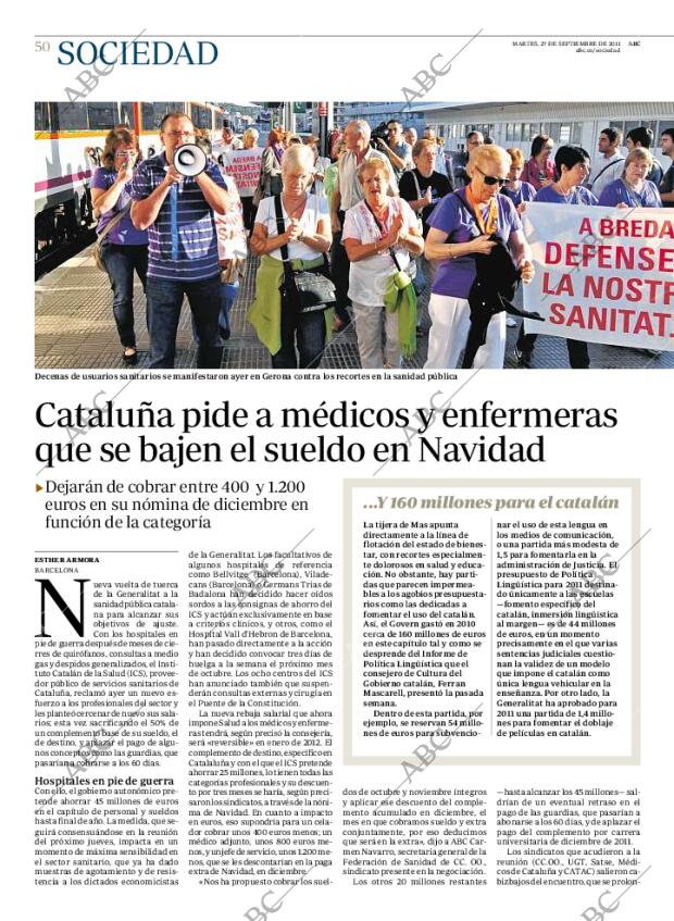 ABC MADRID 27-09-2011 página 50