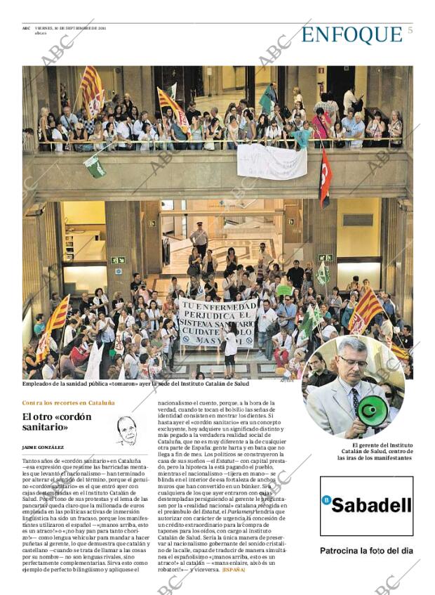 ABC MADRID 30-09-2011 página 5