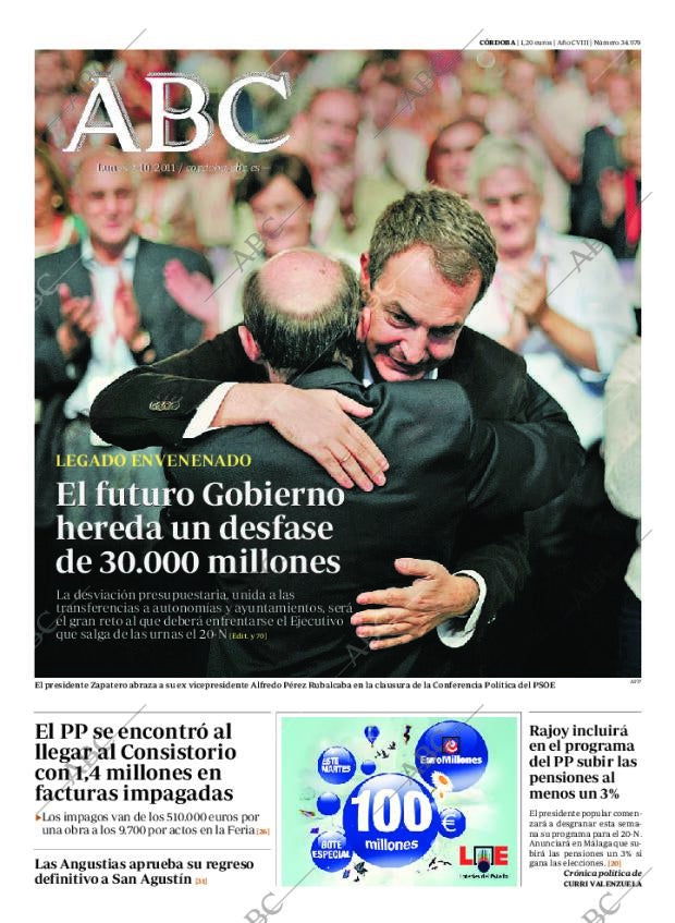 ABC CORDOBA 03-10-2011 página 1